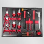 Servante Atelier Brumann 8 tiroirs 6 remplis + placard latéral + 2 clé dynamométrique – Image 13