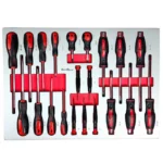 SERVANTE D'ATELIER KRAFTMULLER KM-9/7 ROUGE 296 OUTILS – Image 10