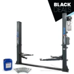 Pont élévateur à 2 colonnes Weber Série Klassik QSD-4000A avec ancrage et huile inclus